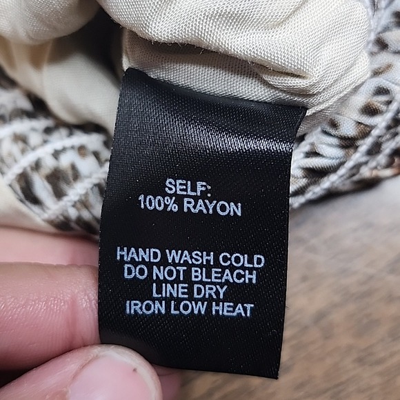 Lulus‎ Leopard Print Puff Sleeve Crop Top, Brown/Tan, Women's Size Large - Picture 5 of 8